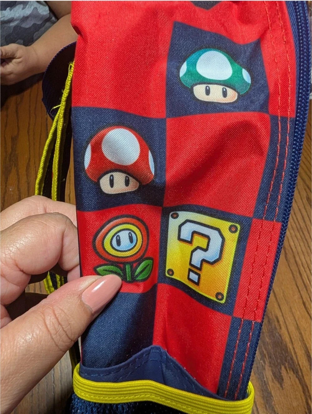 Super Mario Brothers Backpack that Includes Pencil Case & Lunch Tote